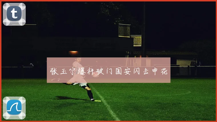 张玉宁爆杆破门国安闪击申花